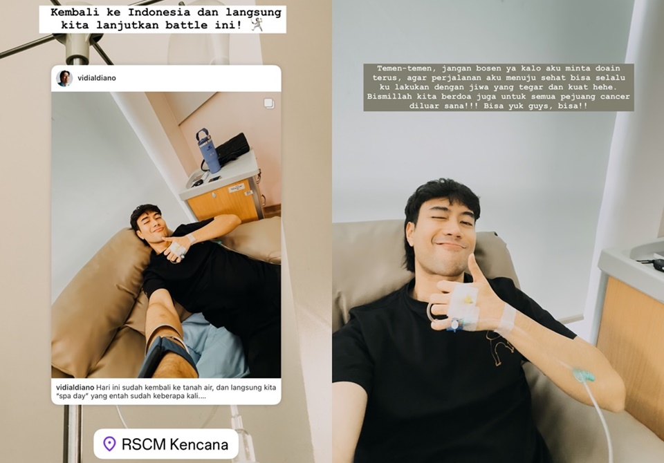 Vidi Aldiano Berharap Publik Tak Bosan Mendoakannya [Instagram]