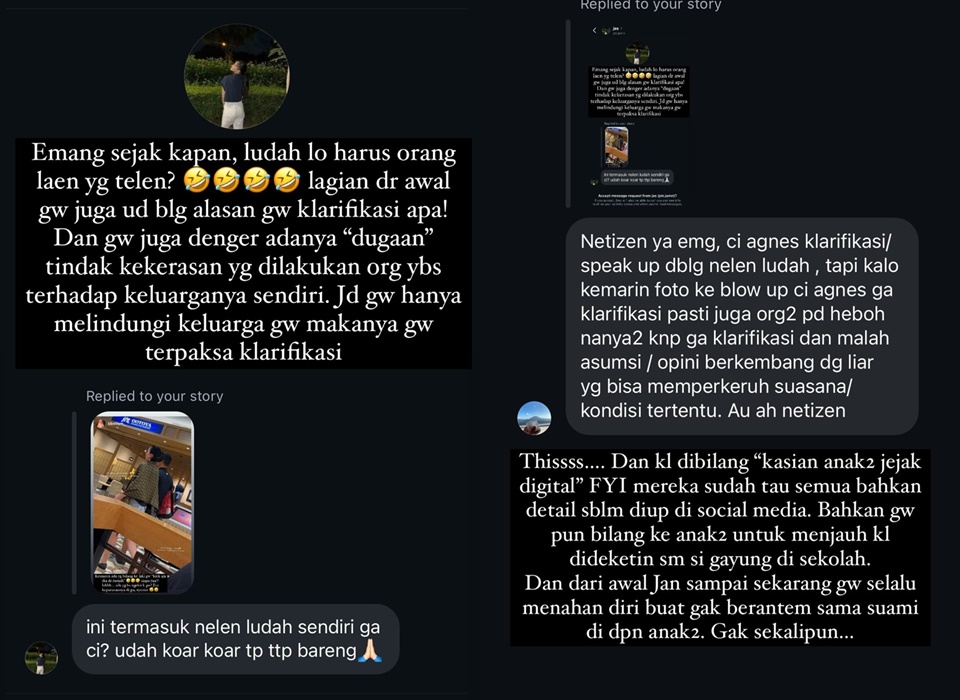 Agnes Jennifer Buka Suara Usai Terciduk Mesra Lagi Bareng Suami [Instagram]