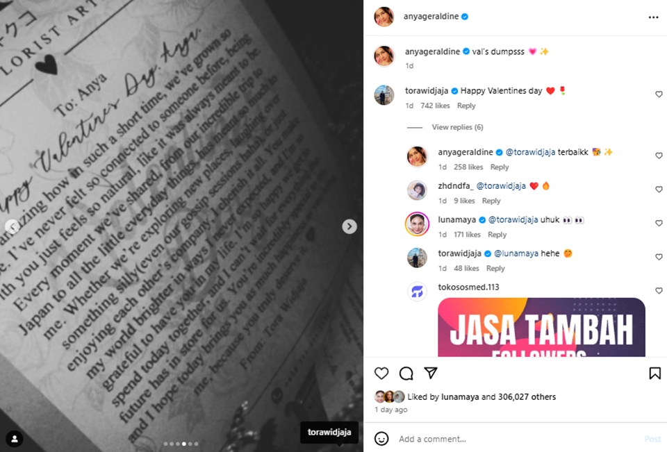 Anya Geraldine [instagram]