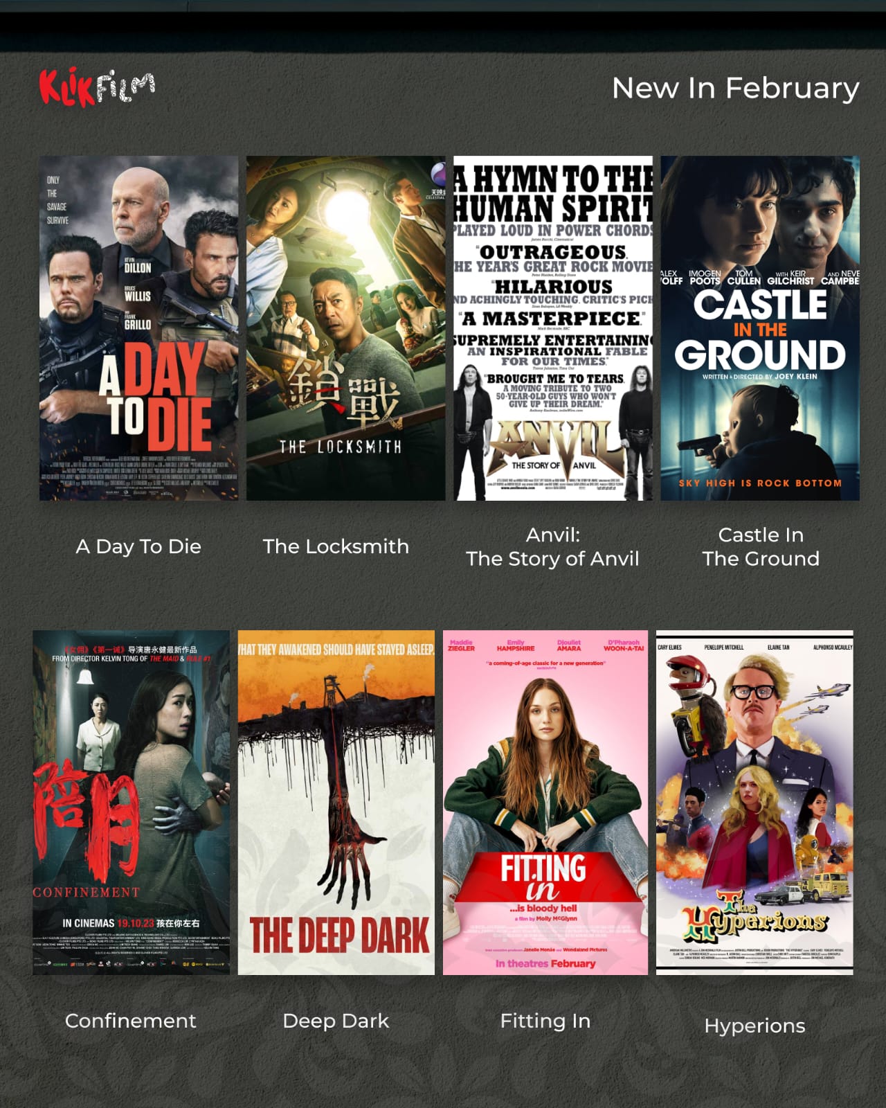 Film-film yang tayang di KlikFilm. (KlikFilm)