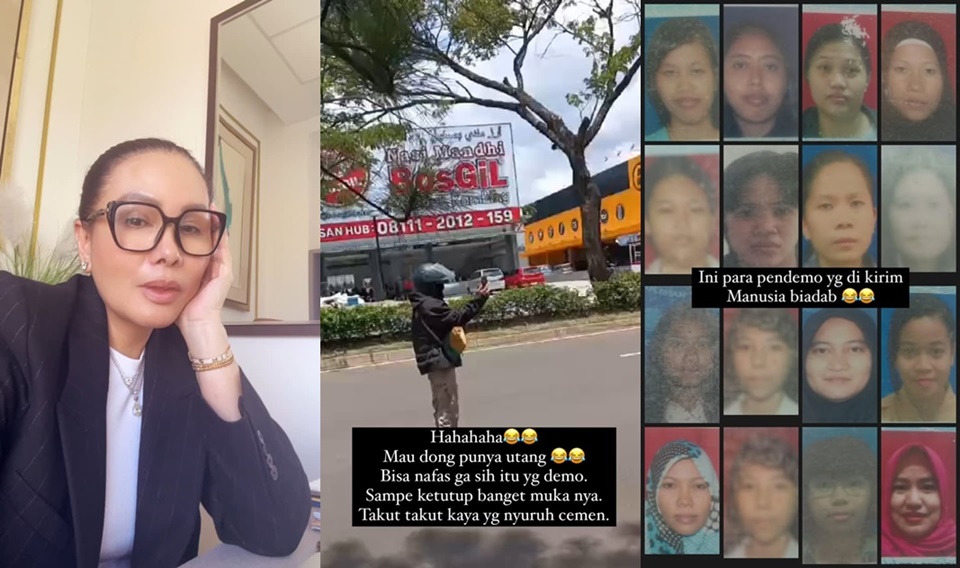 Fitri Salhuteru Didemo Emak-emak di Tengah Seteru Dengan Nikita Mirzani [Instagram]