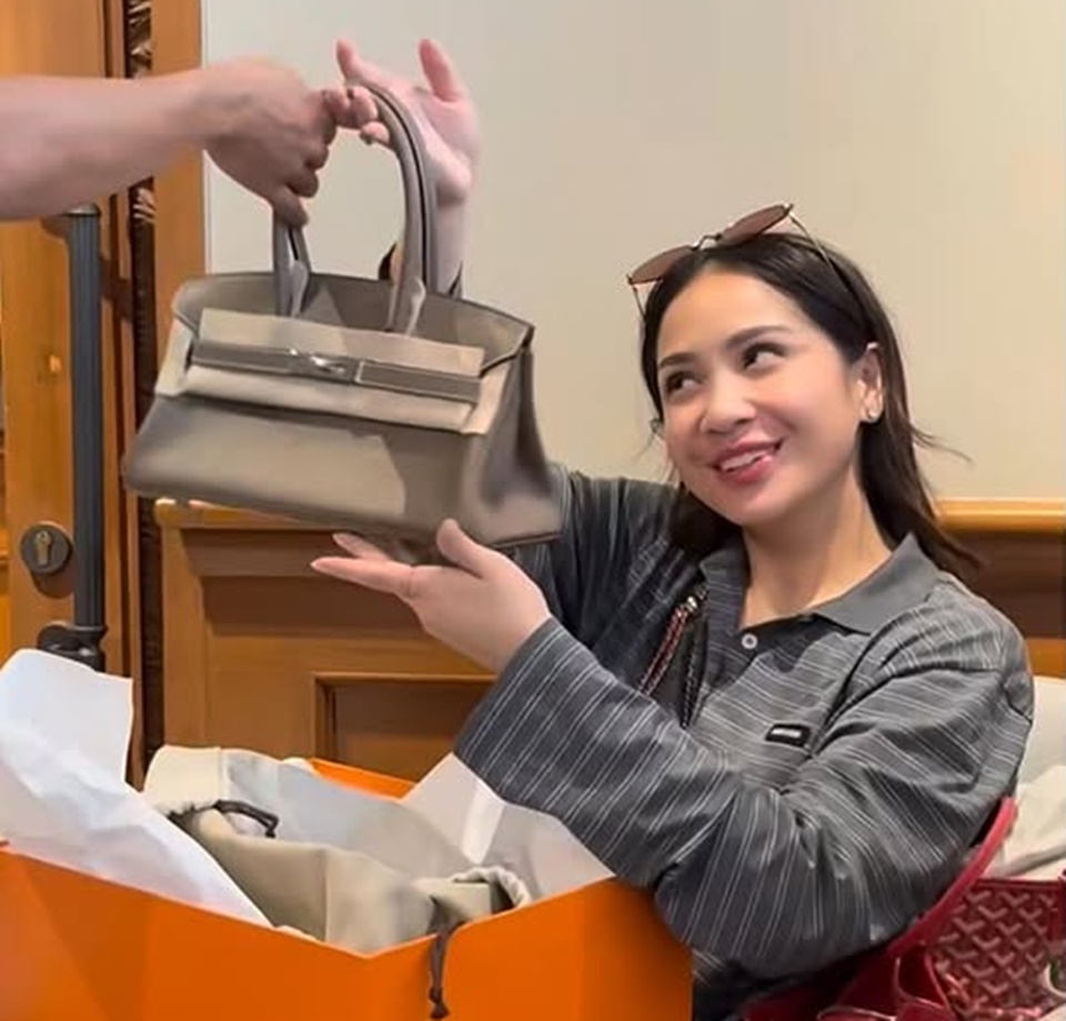 Nagita Slavina Dapat Kado Ultah Hermes Birkin [Instagram]