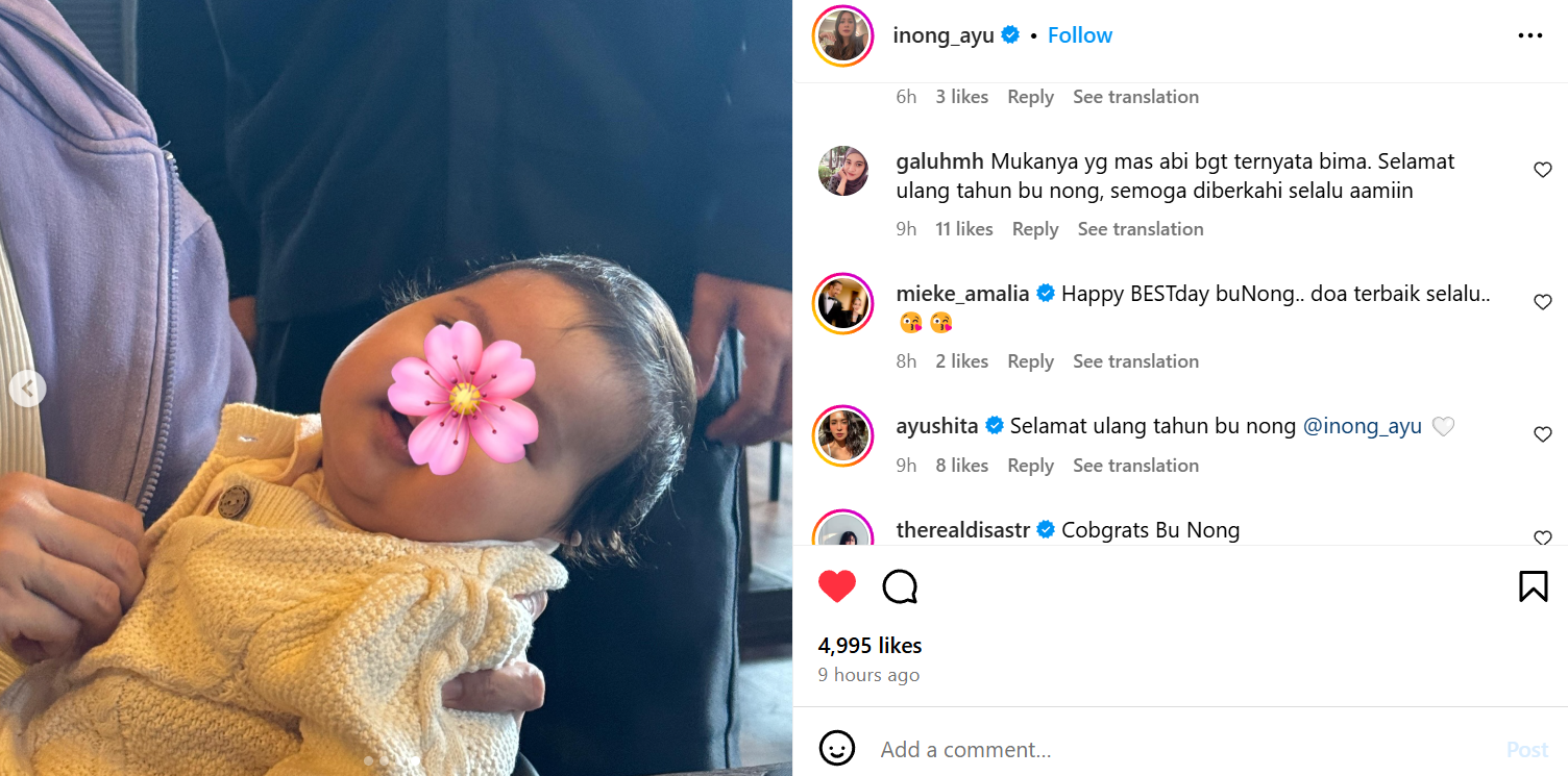 postingan Inong Ayu