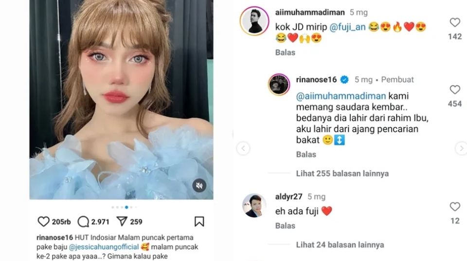 Komentar Rina Nose