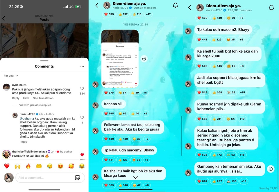 Ria Ricis curhat soal Shella Saukia [instagram]