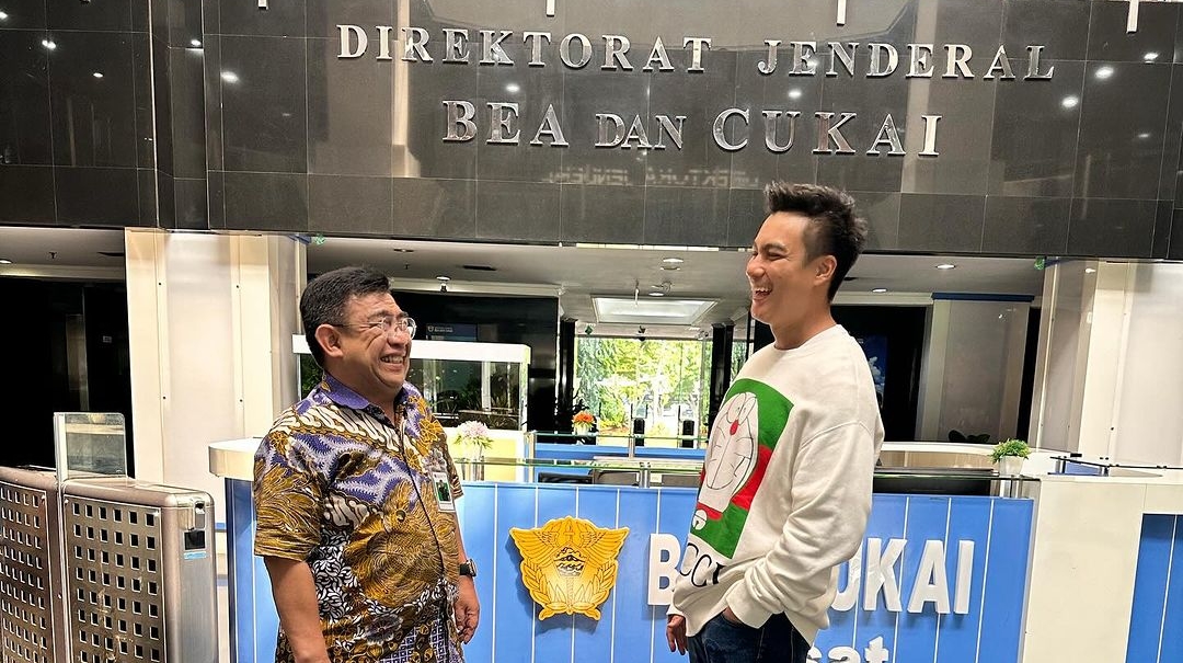 Baim Wong Sambangi Bea Cukai Instagram