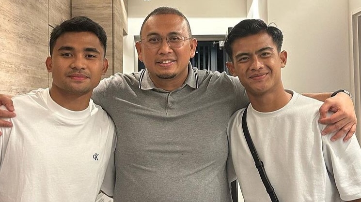 Andre Rosiade bareng Pratama Arhan dan Asnawi Mangkualam Instagram