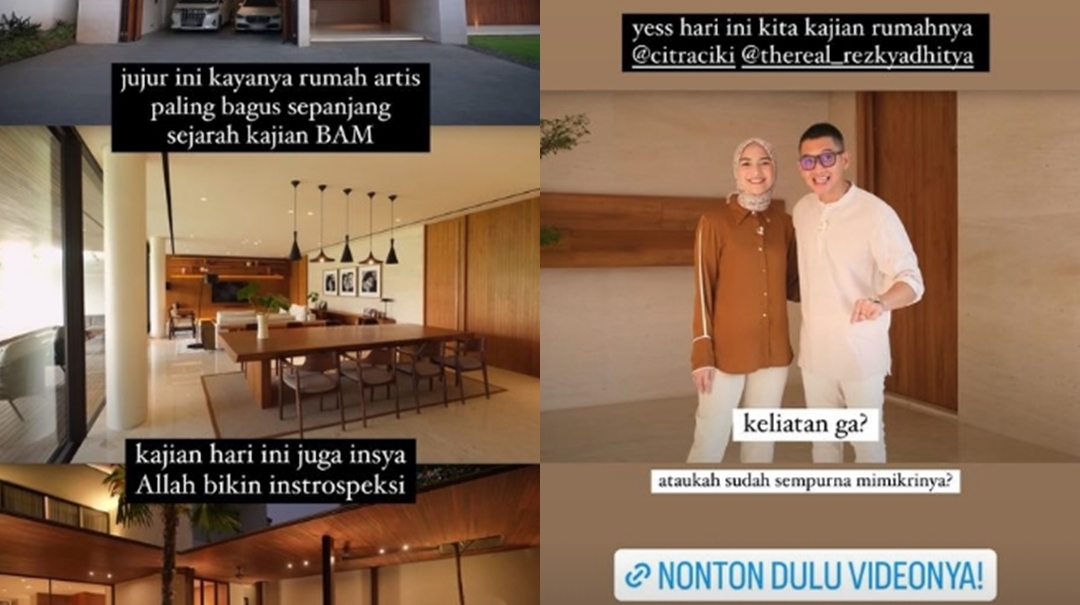 Kajian Biasalah Anak Muda di Rumah Citra Kirana dan Rezky Aditya Instagram