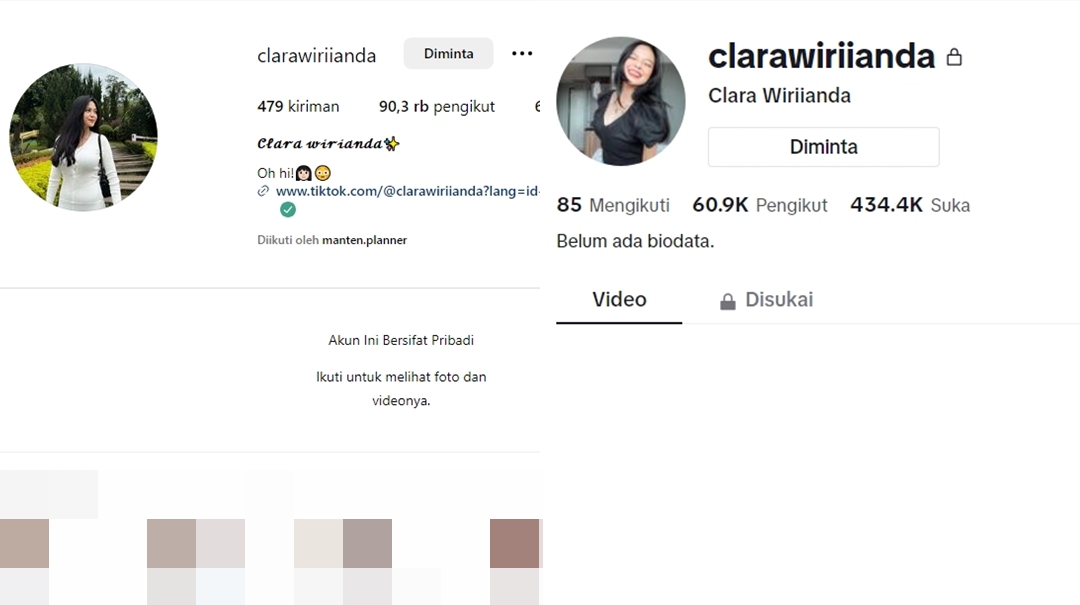 Clara Wirianda Kunci Medsos Instagram