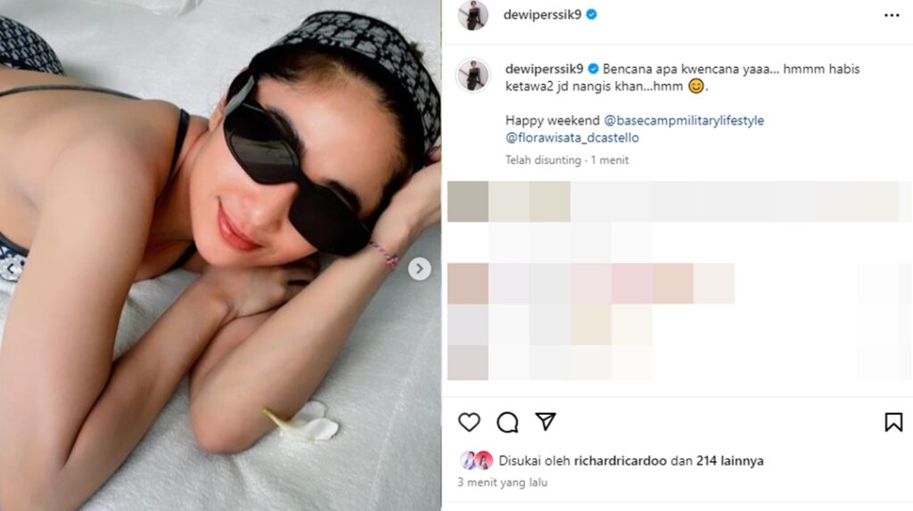 Dewi Perssik Sindir Saipul Jamil Instagram