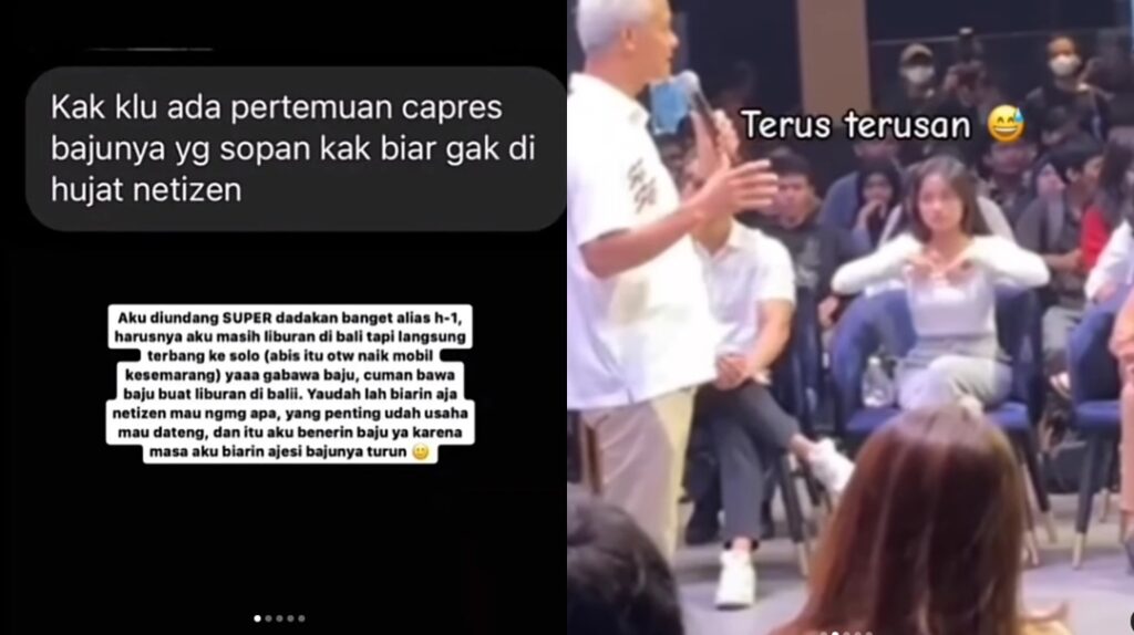 Fuji Tanggapi Tudingan Pakai Baju Kurang Sopan di Acara Ganjar Pranowo Instagram