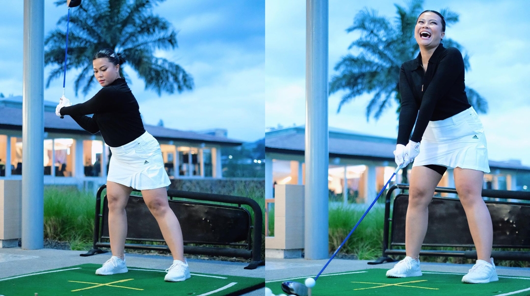 Penampilan Hanum Mega saat Main Golf Instagram