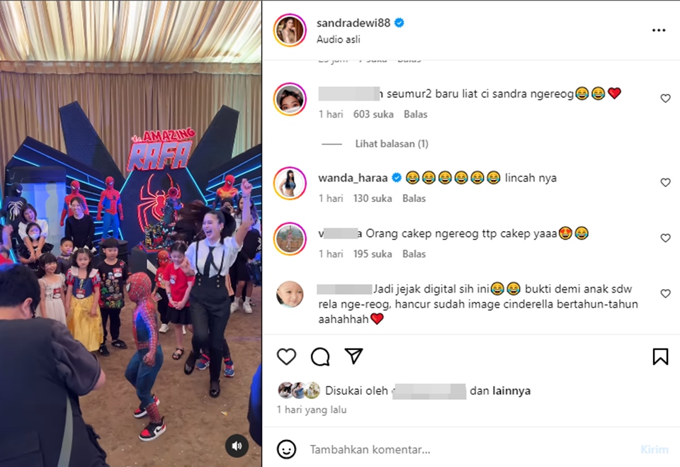 Sandra Dewi Ngereog Instagram