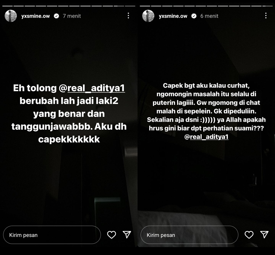 Yasmine Ow Istri Aditya Zoni Instagram