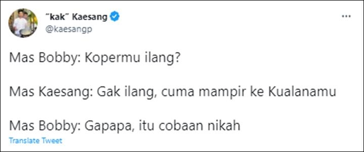 Bobby Nasution Cuek saat Koper Kaesang Pangarep Nyasar ke Medan