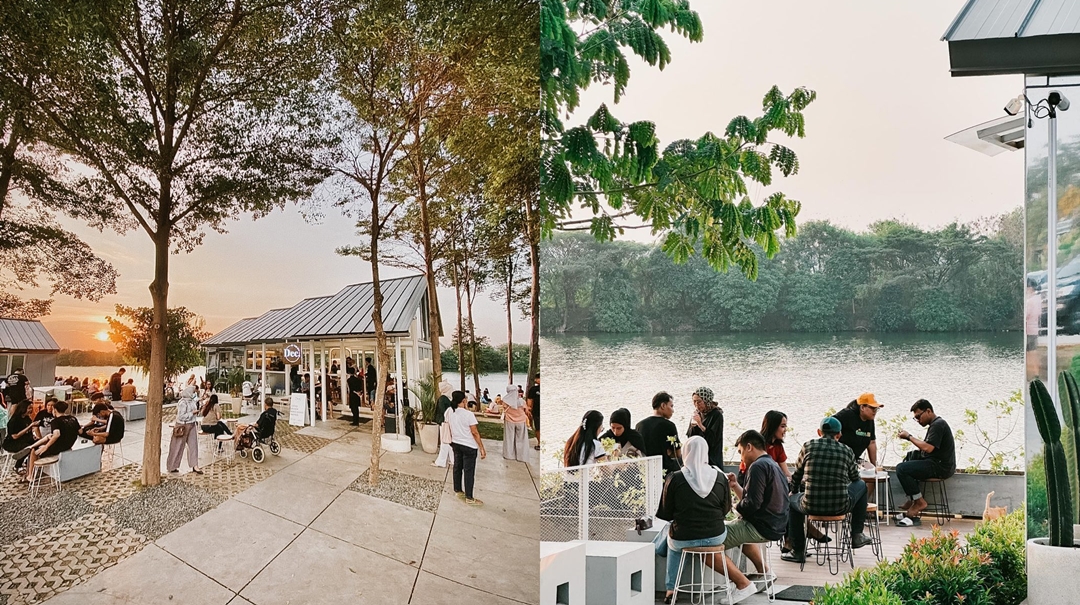 Kafe View Danau di Jakarta Instagram