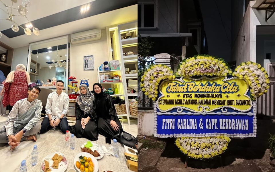 Fitri Carlina Tahlilan Stevie Agnecya Instagram