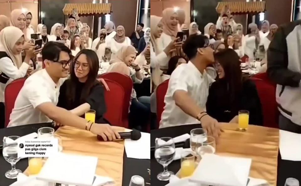 Gilga Sahid Cium Kening Happy Asmara Tuai Reaksi Julid Instagram