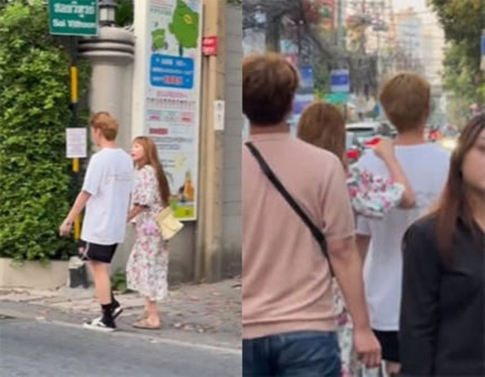 HyunA dan Yong Jun Hyung Mesra di Bangkok