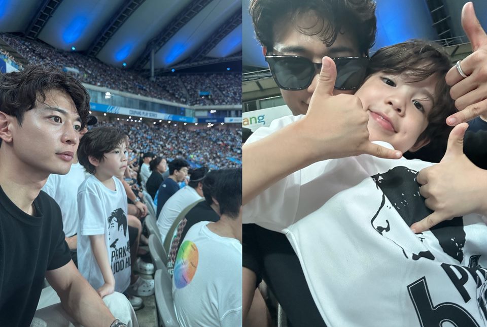 Minho SHINee Nonton Sepak Bola dengan Gunhoo