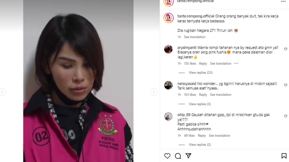 Helena Lim ditahan karena kasus korupsi Instagram