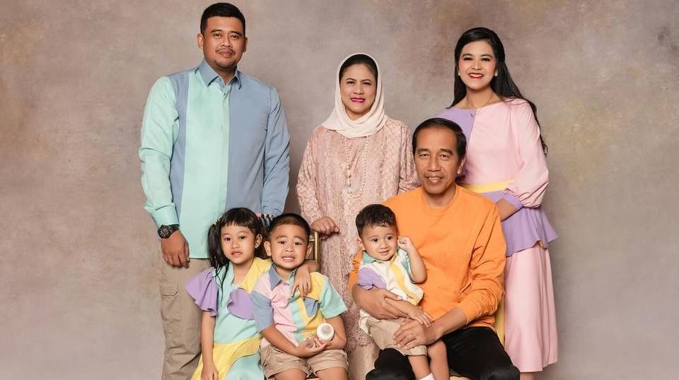 Keluarga Bobby Nasution dan Presiden Jokowi Instagram
