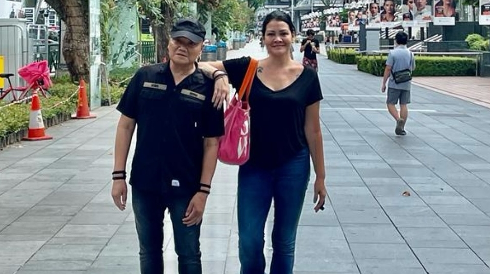 Melanie Subono bareng sang Ayah Adrie Subono