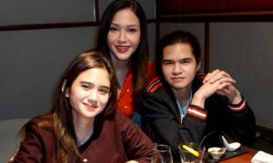 Maia Estianty bersama Dul Jaelani dan Tssa Biani Instagram