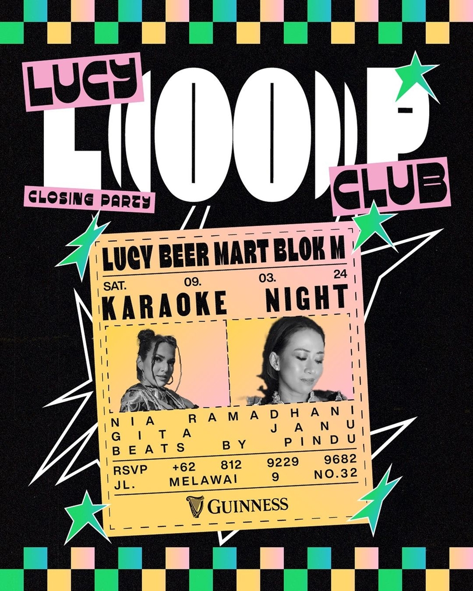 Nia Ramadhani Karaoke di Lucy Beer Mart