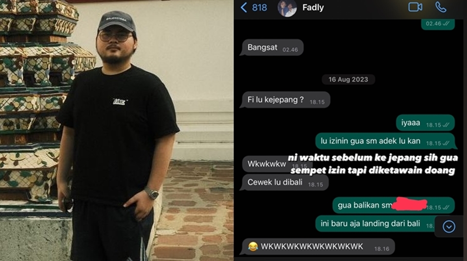 Rafi Febriansyah Berteman dengan Fadly Faisal