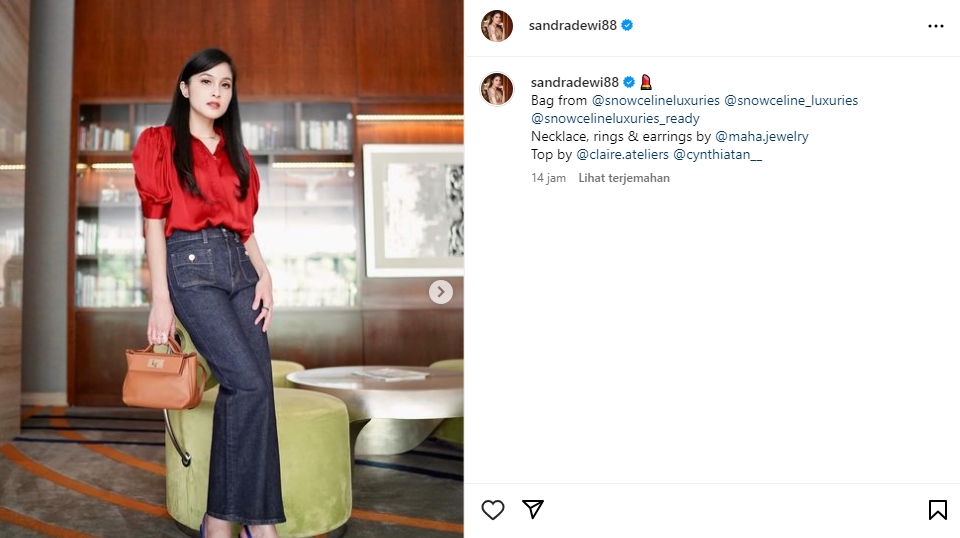 Sandra Dewi Tutup Kolom Komentar