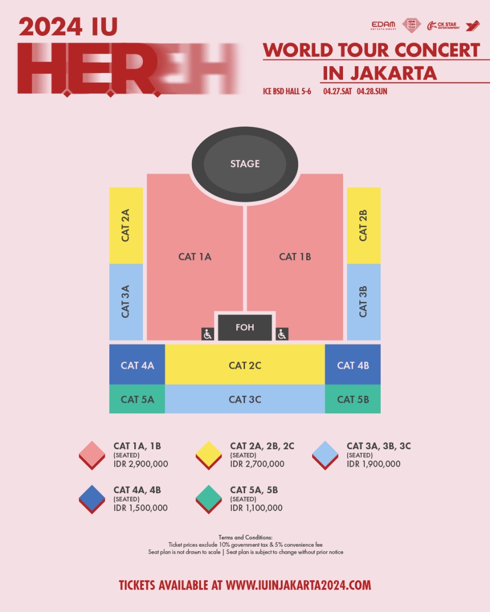 Harga Tiket Konser IU di Jakarta