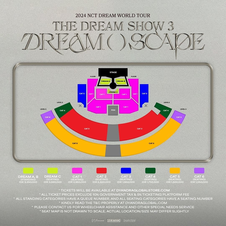 Harga Tiket Konser NCT Dream di Indonesia