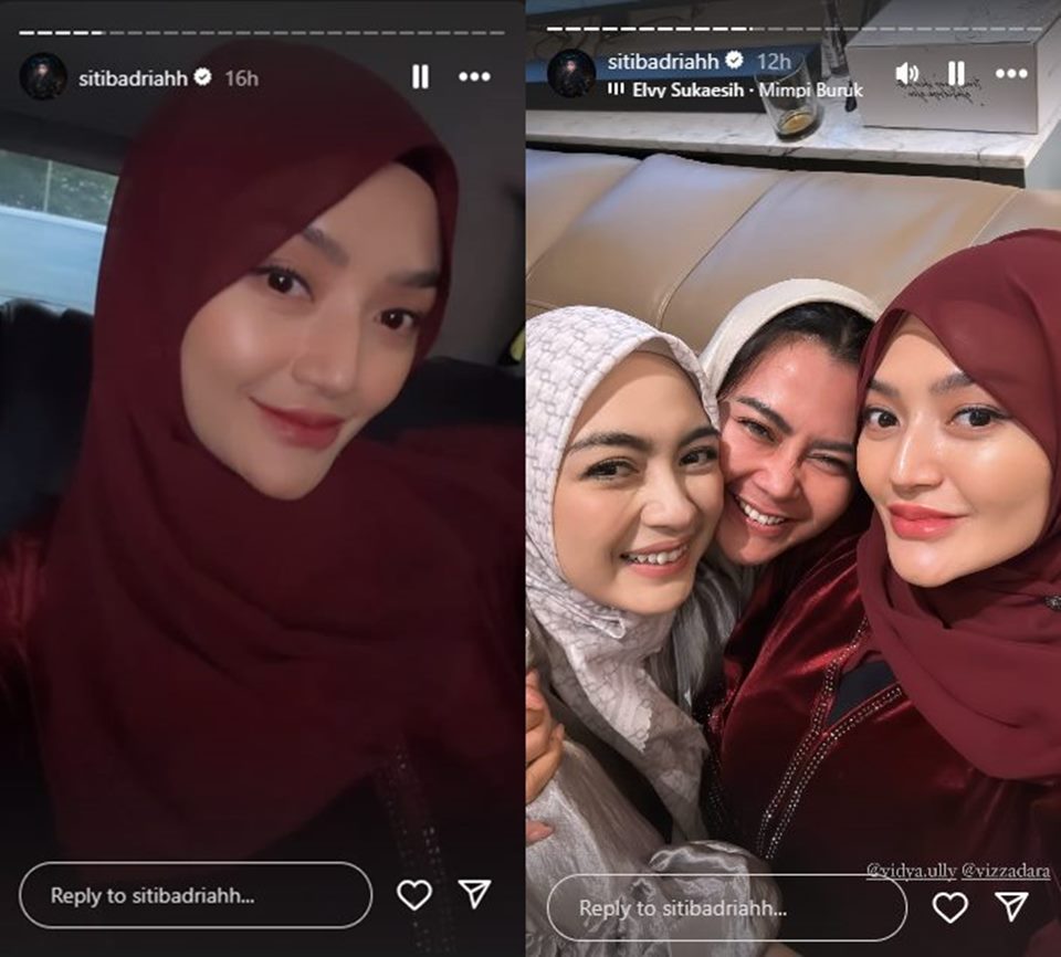 Siti Badriah Pakai Hijab Instagram Story