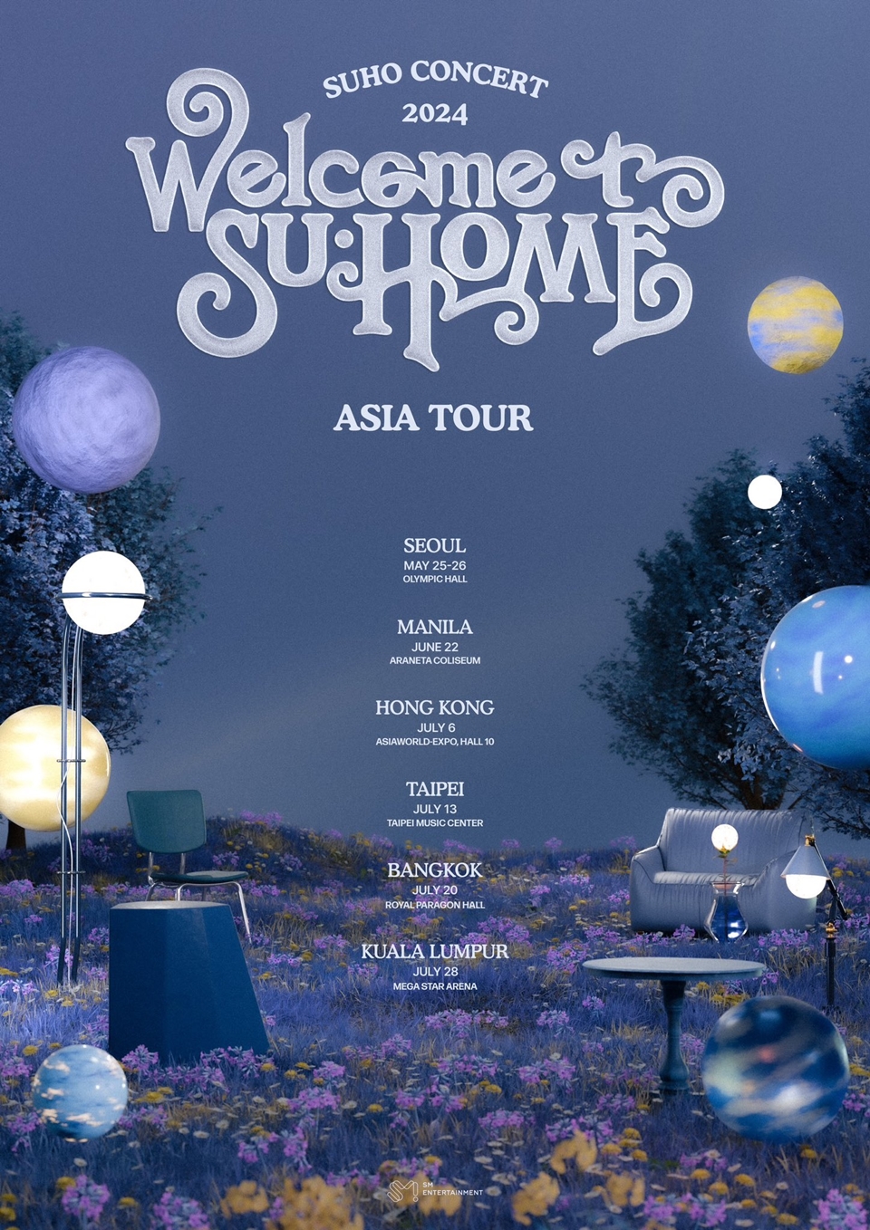 Suho EXO Umumkan Jadwal Tur Konser Asia