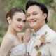 Potret Mahalini dan Rizky Febian saat menikah di Bali. [Instagram]