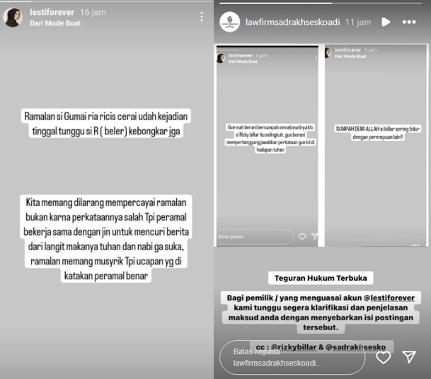 Rizky Billar Dituding Sering Tidur dengan Perempuan Lain