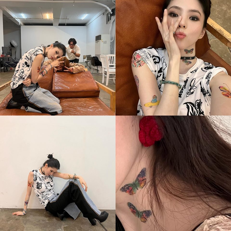 Han So Hee Tato Kupu Kupu Instagram