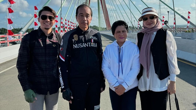 Artis Ikut Resmikan Jembatan Pulau Balang di IKN Instagram