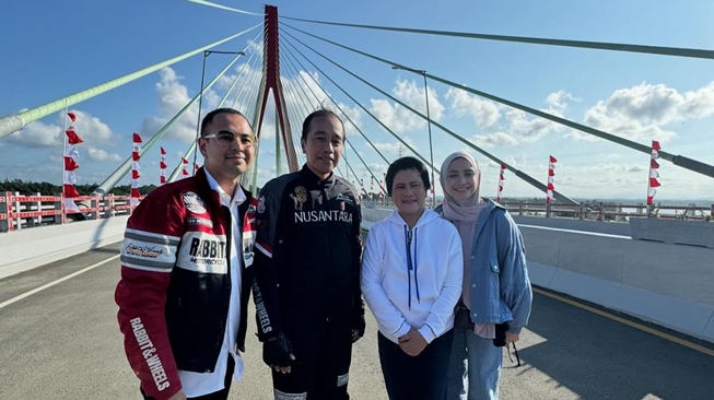 Artis Ikut Resmikan Jembatan Pulau Balang di IKN Instagram