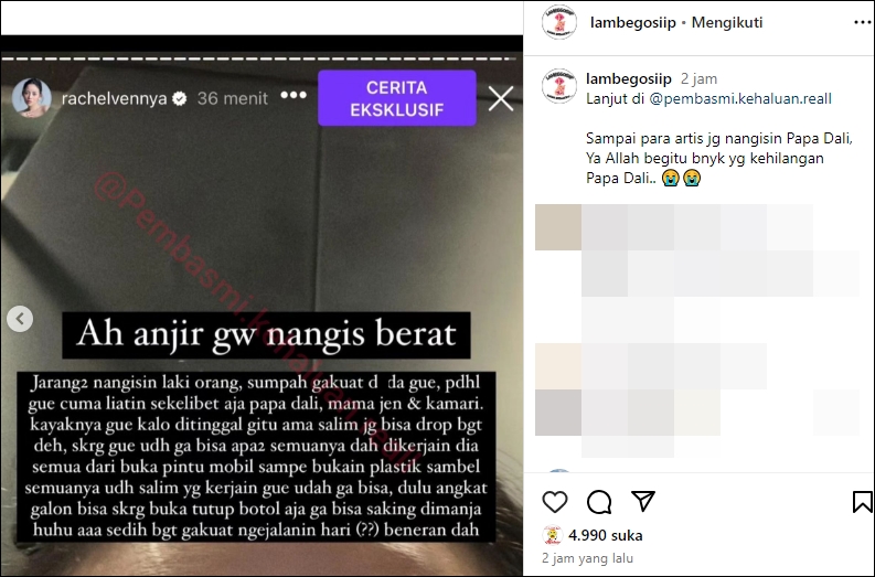 Rachel Vennya Bakal Drop Kalau Ditinggalin Salim Nauderer