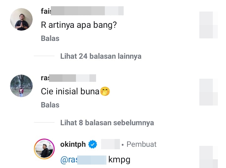 Okin Kesal Dihubung hubungkan dengan Rachel Vennya