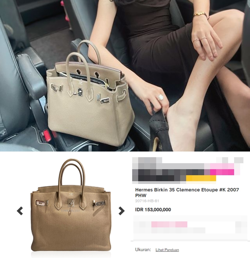 Hermes Birkin Prilly Latuconsina Instagram