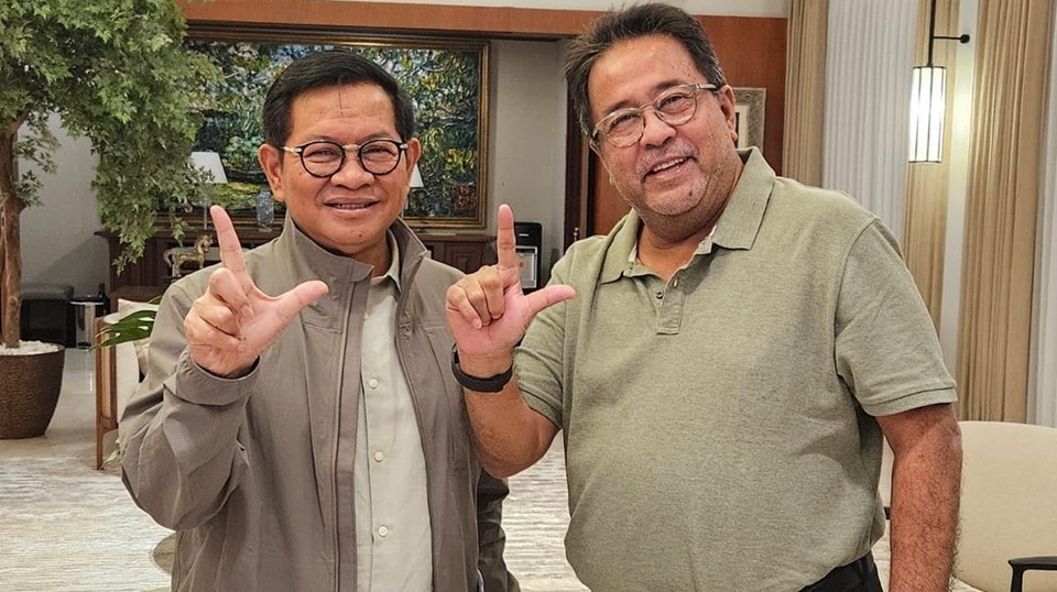 Rano Karno dan Pramono Anung instagram