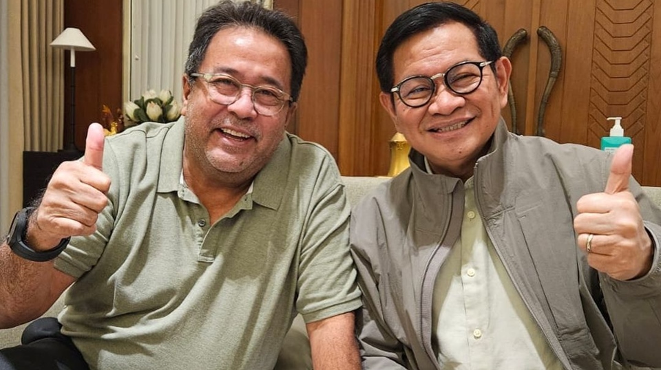 Rano Karno dan Pramono Anung instagram