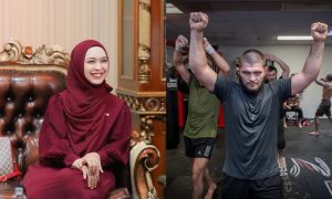 Oki Setiana Dewi dan Khabib Nurmagomedov