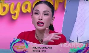 Nikita Mirzani tampil di acara TV instagram