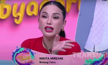 Nikita Mirzani tampil di acara TV [instagram]