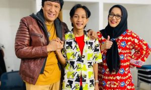 Marissa Haque bersama Ikang Fawzi dan Fajar Sadboy Instagram