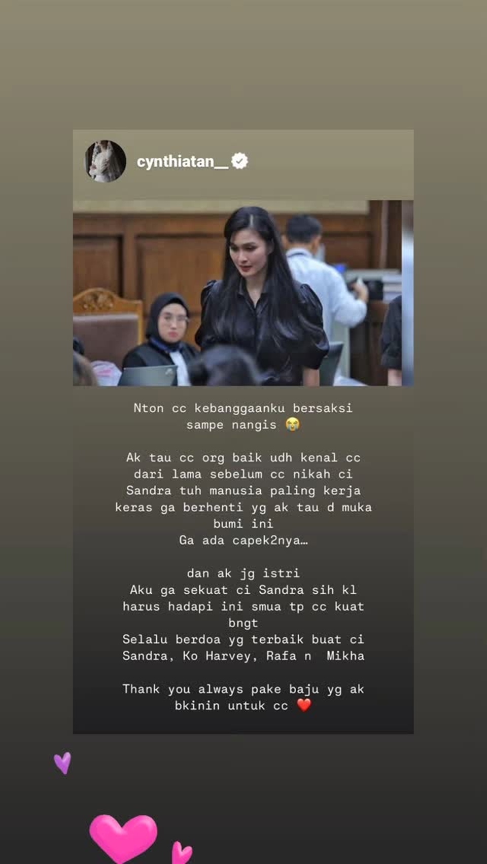 Story Ratih Purnamasari asisten Sandra Dewi